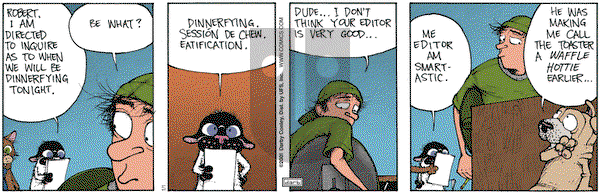 Get Fuzzy on Tuesday January 1, 2008 Comic Strip