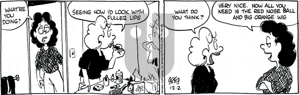 Luann on Wednesday December 2, 1992 Comic Strip