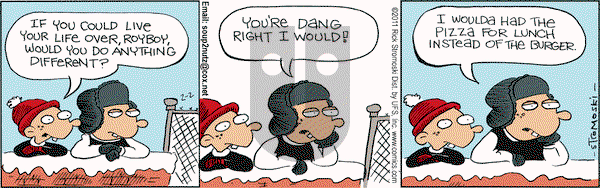 Soup to Nutz - Old on Wednesday February 2, 2011 Comic Strip