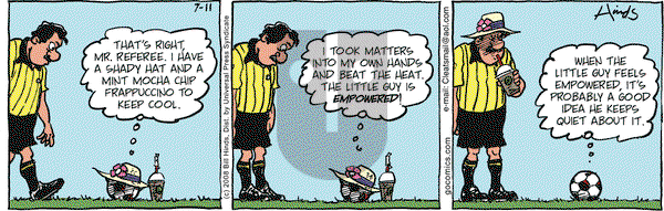 Cleats on Friday July 11, 2008 Comic Strip