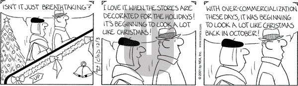The Born Loser on Thursday December 27, 2001 Comic Strip