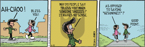Grand Avenue on Saturday April 19, 2014 Comic Strip