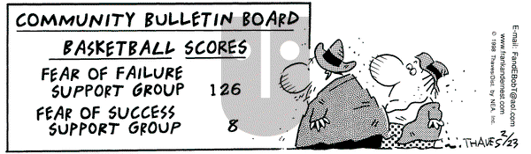 Frank and Ernest on Monday February 23, 1998 Comic Strip