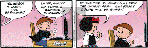 Nancy on Tuesday November 17, 2015 Comic Strip