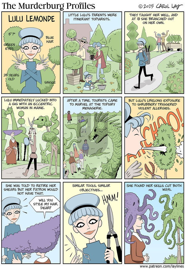 Lay Lines - Monday February 3, 2025 Comic Strip
