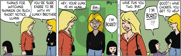 Luann on Wednesday October 10, 2012 Comic Strip