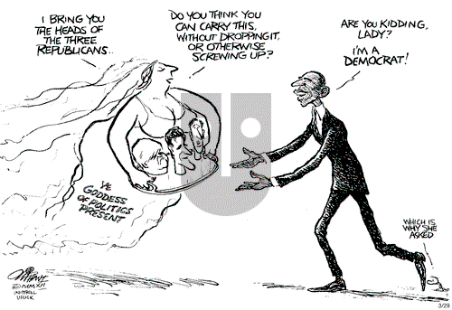 Pat Oliphant on Thursday March 29, 2012 Comic Strip