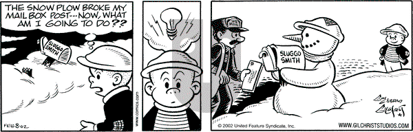 Nancy - Friday February 8, 2002 Comic Strip