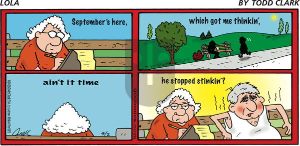 Lola on Sunday September 2, 2018 Comic Strip