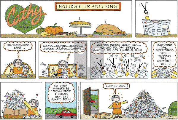 Cathy Classics - Sunday November 12, 2006 Comic Strip
