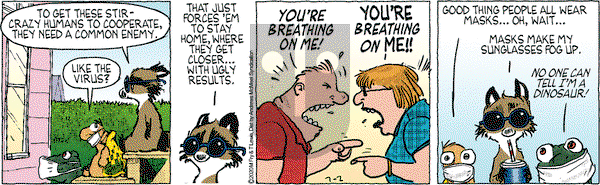 Over the Hedge on Thursday July 2, 2020 Comic Strip