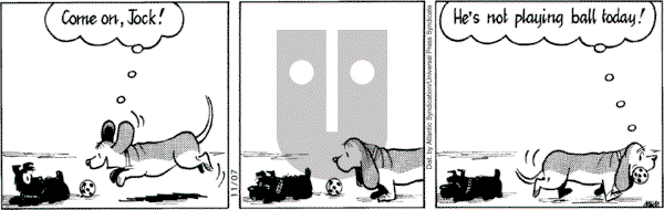 Fred Basset on Wednesday November 7, 2007 Comic Strip