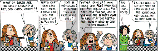Cathy Classics on Monday July 30, 2012 Comic Strip