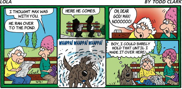 Lola on Sunday March 31, 2019 Comic Strip