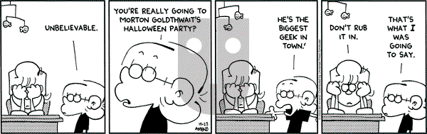 FoxTrot on Thursday October 23, 2003 Comic Strip