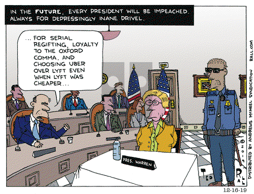 Ted Rall on Monday December 16, 2019 Comic Strip