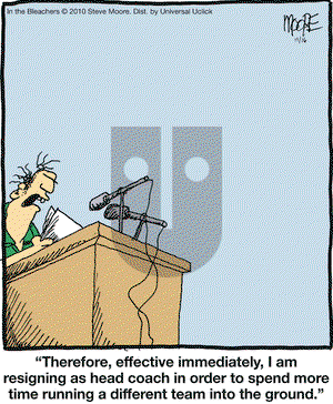 In the Bleachers - Tuesday November 16, 2010 Comic Strip