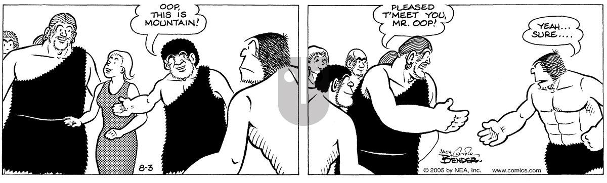 Alley Oop - Wednesday August 3, 2005 Comic Strip