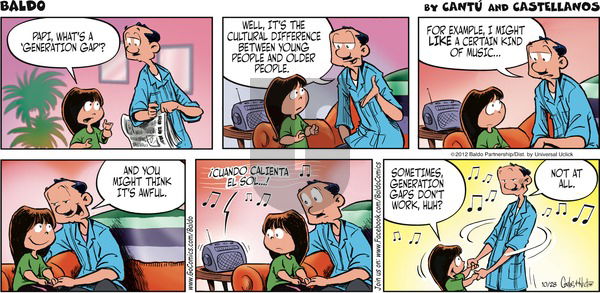 Baldo on Sunday October 28, 2012 Comic Strip