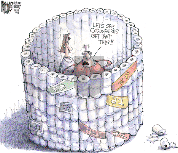 Matt Davies on Monday March 16, 2020 Comic Strip