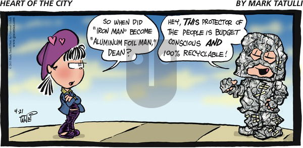 Heart of the City on Sunday April 21, 2013 Comic Strip