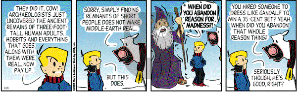 Cow and Boy Classics on Friday February 20, 2009 Comic Strip