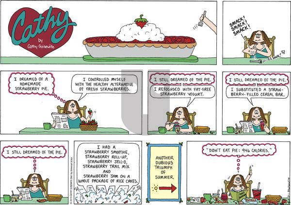 Cathy Classics on Sunday August 1, 2010 Comic Strip