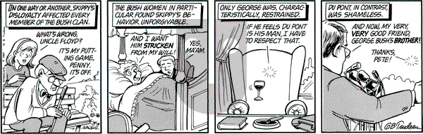 Doonesbury on Friday October 16, 1987 Comic Strip