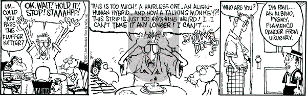 Monty on Monday July 16, 2001 Comic Strip