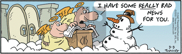 Frank and Ernest on Wednesday March 3, 2010 Comic Strip