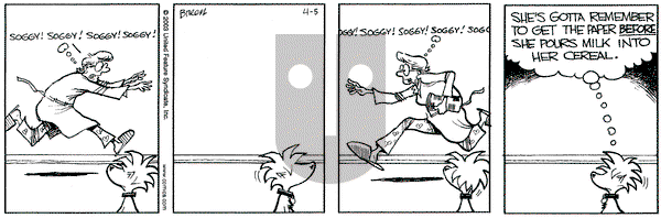 Grand Avenue on Saturday April 5, 2003 Comic Strip