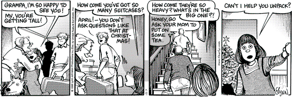 For Better or For Worse on Tuesday December 7, 1999 Comic Strip