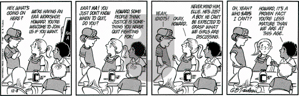 Doonesbury on Tuesday December 8, 1981 Comic Strip