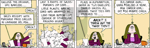 Cathy Classics - Wednesday October 29, 2003 Comic Strip