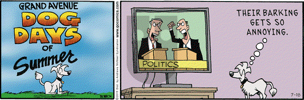 Grand Avenue on Thursday July 18, 2019 Comic Strip