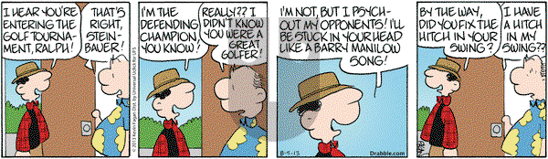 Drabble on Monday August 5, 2013 Comic Strip