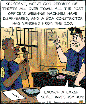 Brevity on Tuesday September 27, 2016 Comic Strip