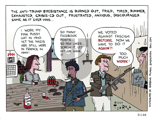 Ted Rall - Friday March 1, 2024 Comic Strip