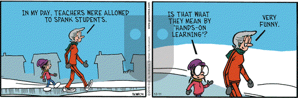Grand Avenue on Wednesday December 11, 2019 Comic Strip