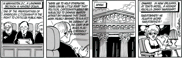 Doonesbury on Monday March 7, 1988 Comic Strip