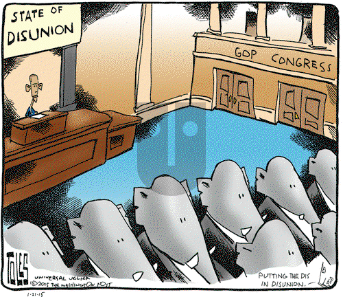 Tom Toles on Wednesday January 21, 2015 Comic Strip