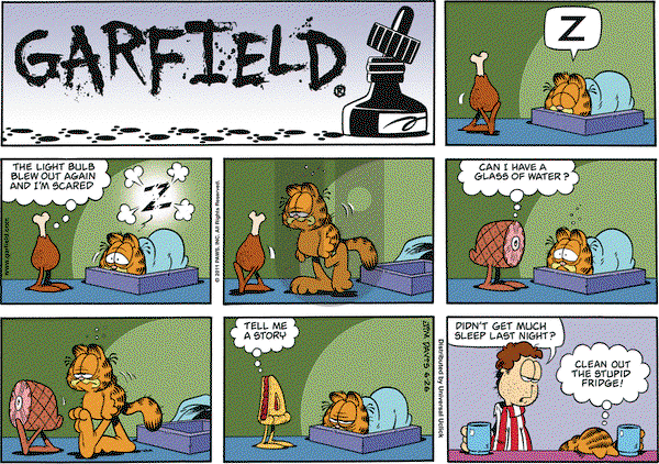 Garfield on Sunday June 26, 2011 Comic Strip
