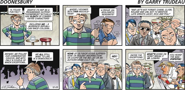 Doonesbury - Sunday December 5, 2021 Comic Strip