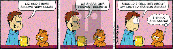 Garfield - Friday July 26, 2013 Comic Strip