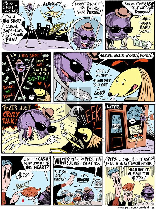 Lay Lines on Monday March 7, 2022 Comic Strip