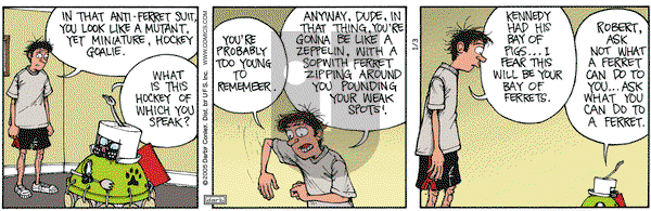 Get Fuzzy on Monday January 3, 2005 Comic Strip