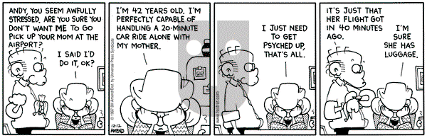 FoxTrot on Friday December 12, 1997 Comic Strip