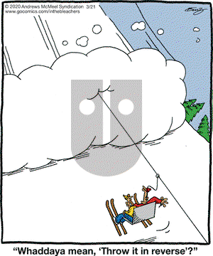 In the Bleachers on Saturday March 21, 2020 Comic Strip