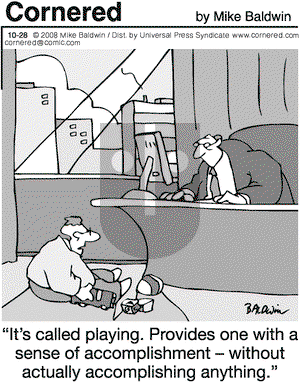 Cornered on Tuesday October 28, 2008 Comic Strip