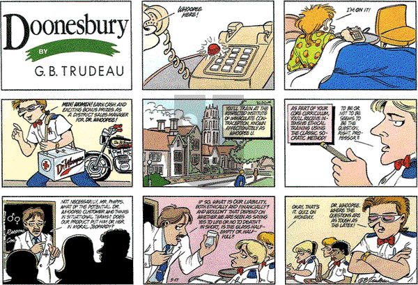 Doonesbury on Sunday May 17, 1987 Comic Strip